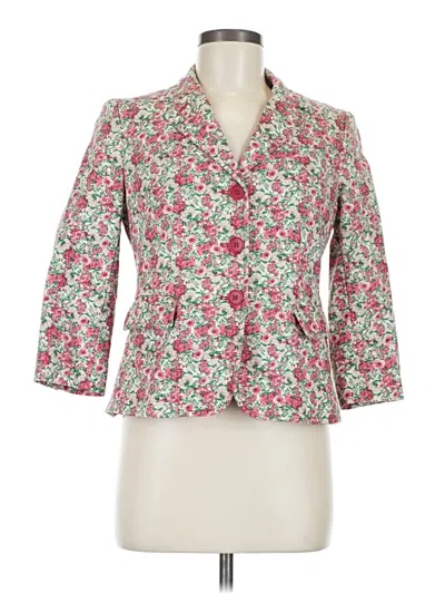 Pre-owned Talbots Blazer Jacket In Pink