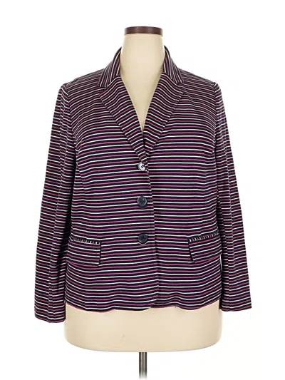 Pre-owned Talbots Blazer Jacket In Pink