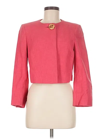 Pre-owned Talbots Blazer Jacket In Pink