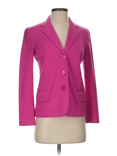 Pre-owned Talbots Blazer Jacket In Pink