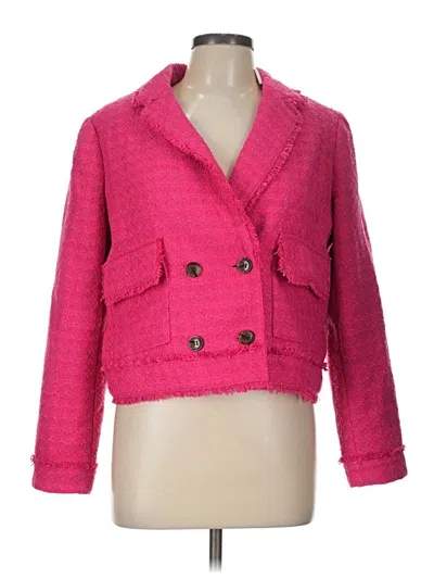 Pre-owned Talbots Blazer Jacket In Pink
