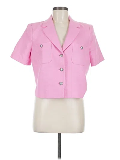 Pre-owned Talbots Blazer Jacket In Pink