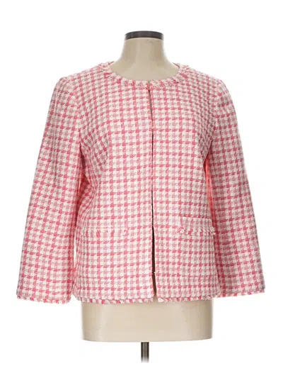 Pre-owned Talbots Blazer Jacket In Pink