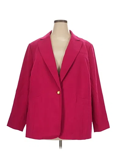 Talbots Blazer Jacket In Pink