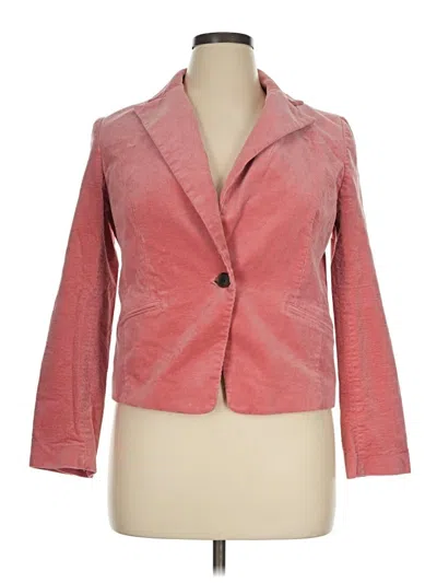 Pre-owned Talbots Blazer Jacket In Pink