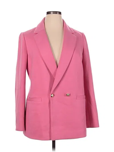 Pre-owned Talbots Blazer Jacket In Pink