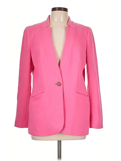 Pre-owned Talbots Blazer Jacket In Pink