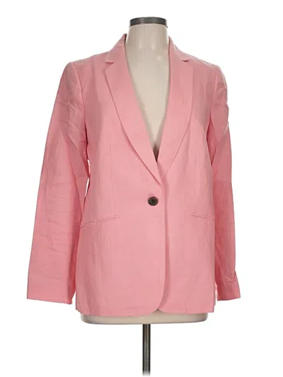 Pre-owned Talbots Blazer Jacket In Pink