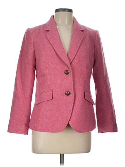 Pre-owned Talbots Blazer Jacket In Pink