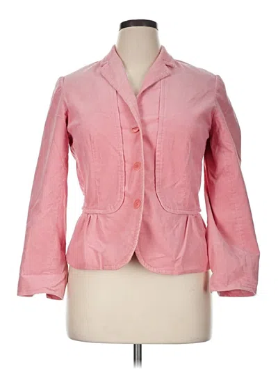 Pre-owned Talbots Blazer Jacket In Pink