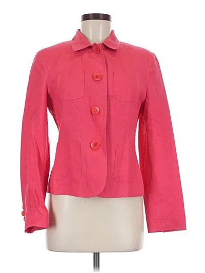 Pre-owned Talbots Blazer Jacket In Pink