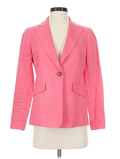 Pre-owned Talbots Blazer Jacket In Pink