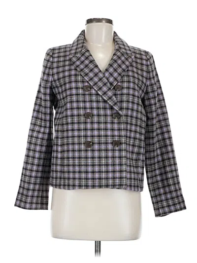 Pre-owned Talbots Blazer Jacket In Purple