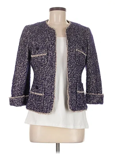 Pre-owned Talbots Blazer Jacket In Purple