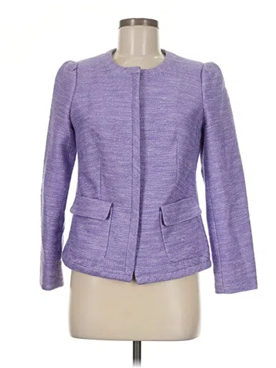 Pre-owned Talbots Blazer Jacket In Purple