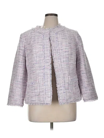 Pre-owned Talbots Blazer Jacket In Purple