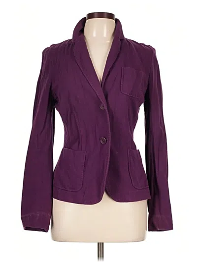 Pre-owned Talbots Blazer Jacket In Purple