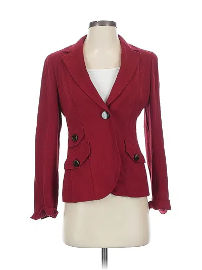 Pre-owned Talbots Blazer Jacket In Red