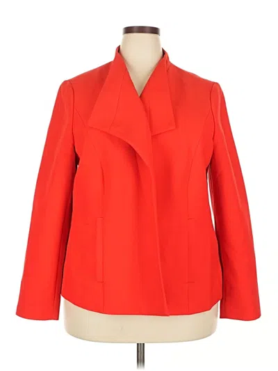 Pre-owned Talbots Blazer Jacket In Red