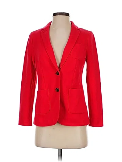 Pre-owned Talbots Blazer Jacket In Red