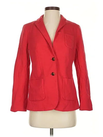 Pre-owned Talbots Blazer Jacket In Red