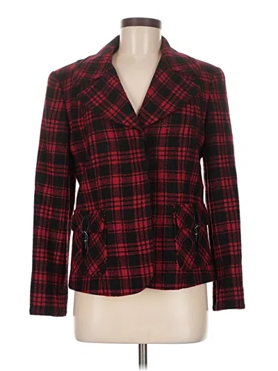 Pre-owned Talbots Blazer Jacket In Red