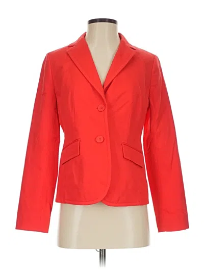 Pre-owned Talbots Blazer Jacket In Red