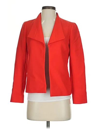 Pre-owned Talbots Blazer Jacket In Red
