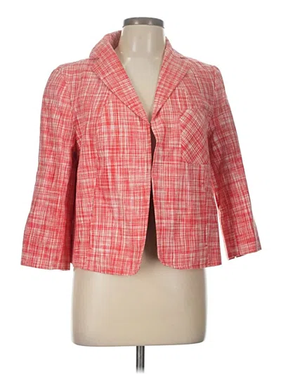 Pre-owned Talbots Blazer Jacket In Red