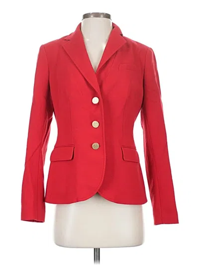Pre-owned Talbots Blazer Jacket In Red