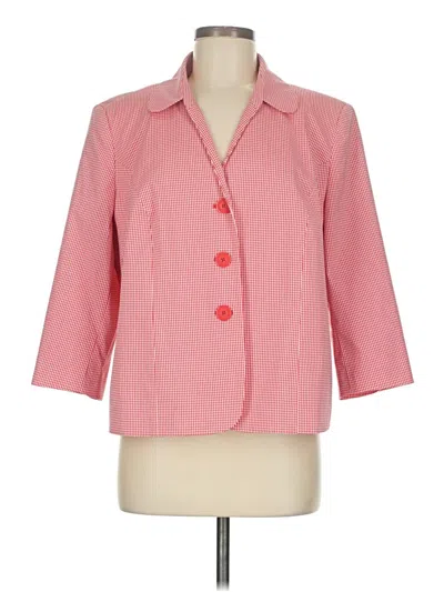 Pre-owned Talbots Blazer Jacket In Red