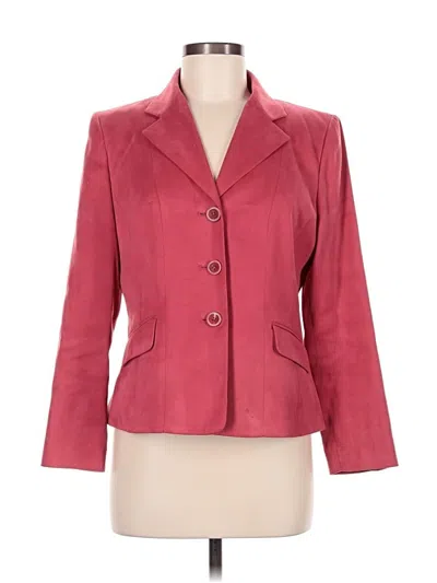 Pre-owned Talbots Blazer Jacket In Red