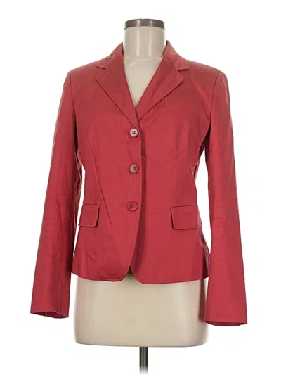 Pre-owned Talbots Blazer Jacket In Red