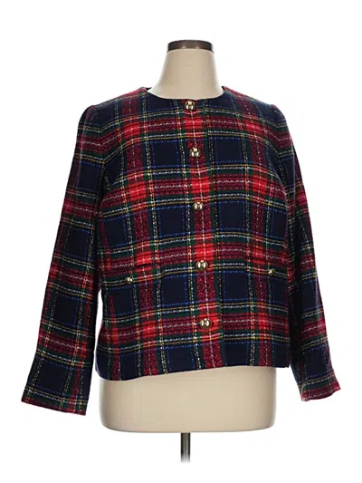 Pre-owned Talbots Blazer Jacket In Red