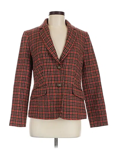 Pre-owned Talbots Blazer Jacket In Red