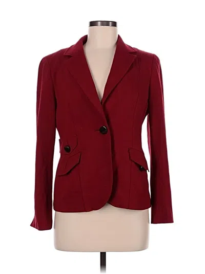 Pre-owned Talbots Blazer Jacket In Red