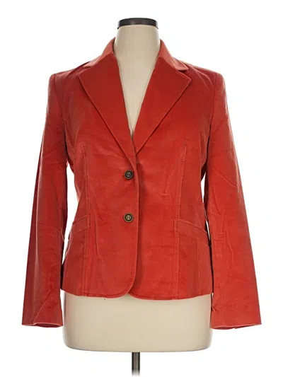 Pre-owned Talbots Blazer Jacket In Red