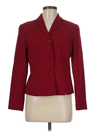 Pre-owned Talbots Blazer Jacket In Red