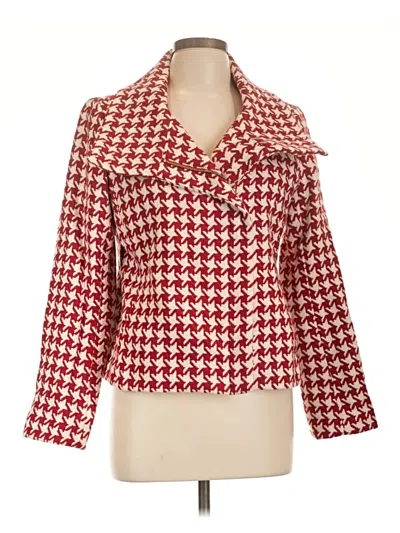 Pre-owned Talbots Blazer Jacket In Red