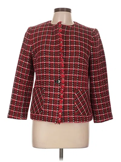 Pre-owned Talbots Blazer Jacket In Red