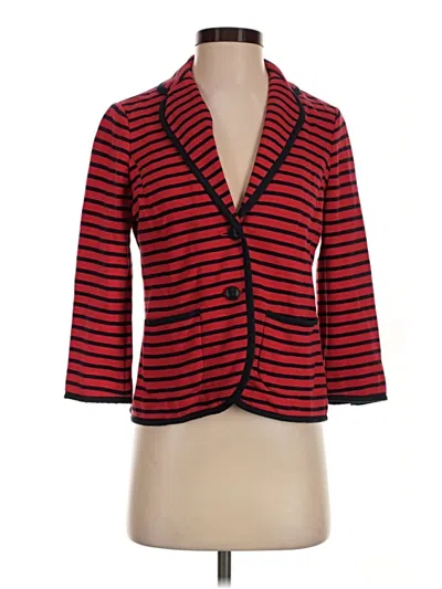 Pre-owned Talbots Blazer Jacket In Red