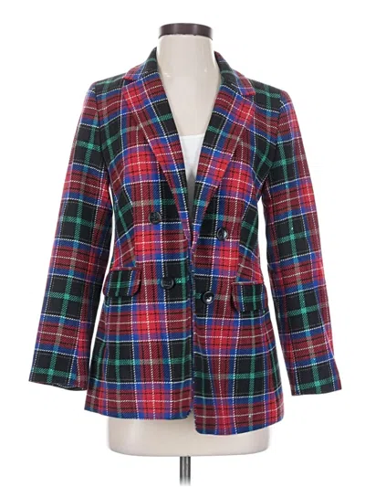 Pre-owned Talbots Blazer Jacket In Red