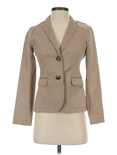 Pre-owned Talbots Blazer Jacket In Tan