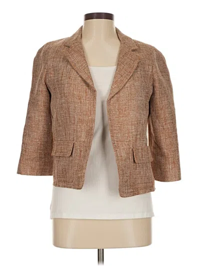 Pre-owned Talbots Blazer Jacket In Tan