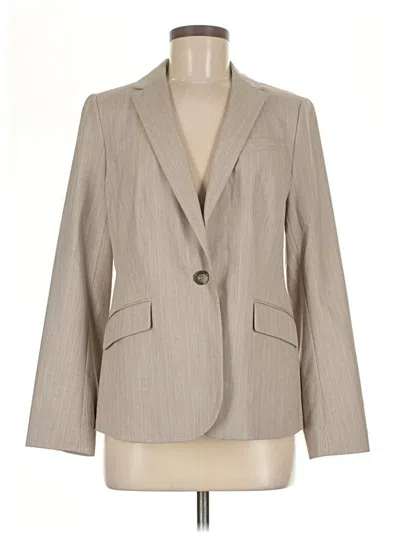 Pre-owned Talbots Blazer Jacket In Tan
