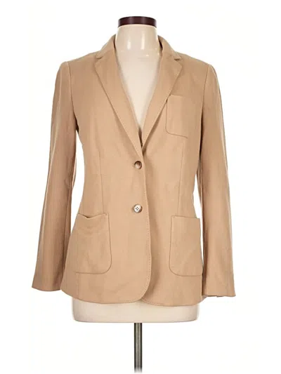 Pre-owned Talbots Blazer Jacket In Tan