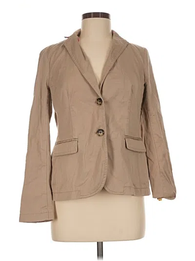 Pre-owned Talbots Blazer Jacket In Tan