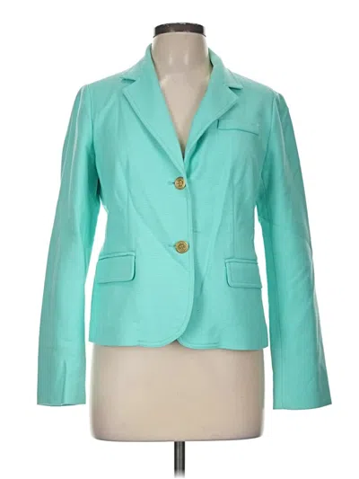 Pre-owned Talbots Blazer Jacket In Teal