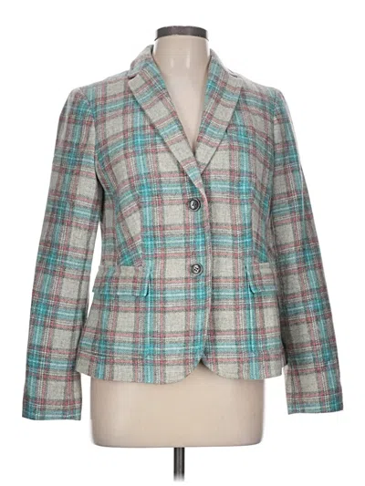 Pre-owned Talbots Blazer Jacket In Teal