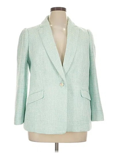 Pre-owned Talbots Blazer Jacket In Teal